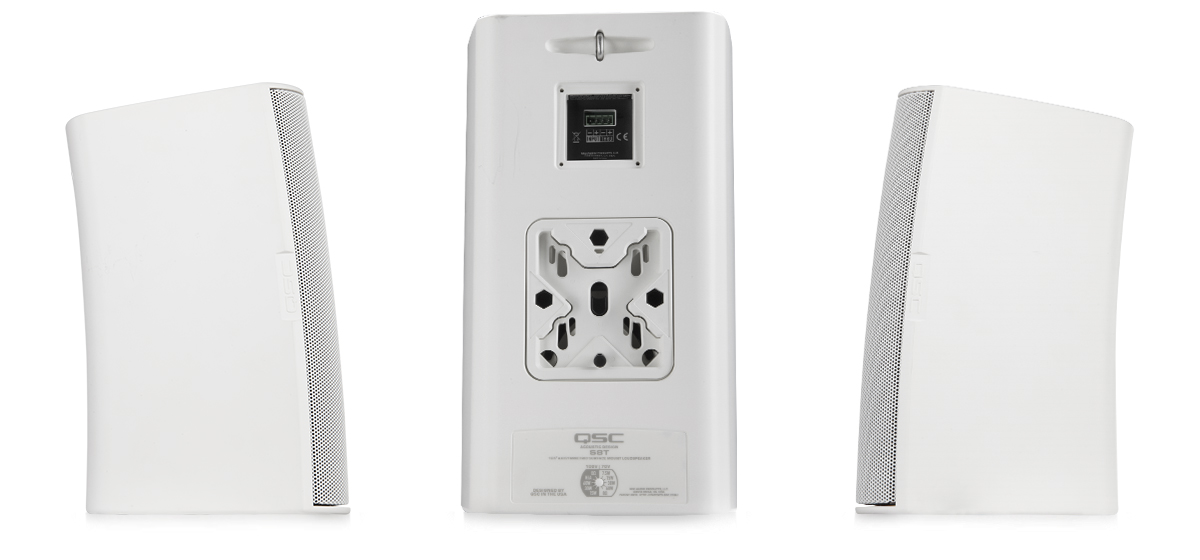 Qsc ad-S8T-Wh altavoz de superficie de 8 pulgadas de 200w